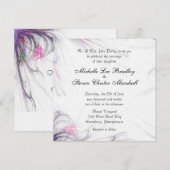 Cartes d'invitation de mariage Simplicité estivale (Devant / Derrière)