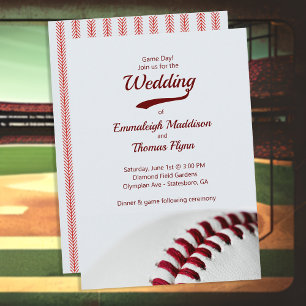 Cartes d'invitation de mariage sur le thème de bas