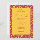 Cartes d'invitation de mariage sur le thème du bas (Devant)