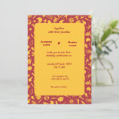Cartes d'invitation de mariage sur le thème du bas (Debout devant)