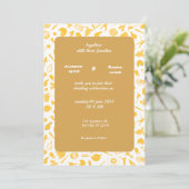 Cartes d'invitation de mariage sur le thème du bas (Debout devant)