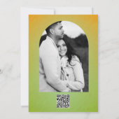 Cartes d'invitation de mariage tropical Fleur de P (Dos)