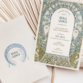 Cartes d'invitation de mariage vintage Art Nouveau