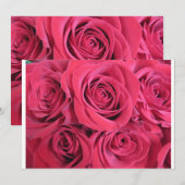 Cartes d'invitation de Mme Rosie (Devant / Derrière)