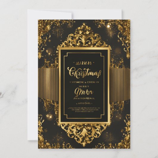 Cartes d'invitation de Noël (Devant)