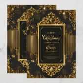 Cartes d'invitation de Noël (Devant / Derrière)