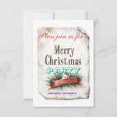 cartes d'invitation de Noël (Devant)