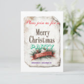 cartes d'invitation de Noël (Debout devant)