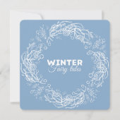 Cartes d'invitation de Noël. Contes de fées d'hive (Devant)