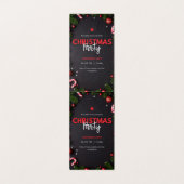 "Cartes d'invitation de Noël élégantes & décoratio (Inside Unfolded)