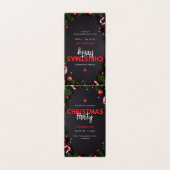 "Cartes d'invitation de Noël élégantes & décoratio (Outside Unfolded)