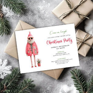 Cartes d'invitation de Noël imprimables Festives e