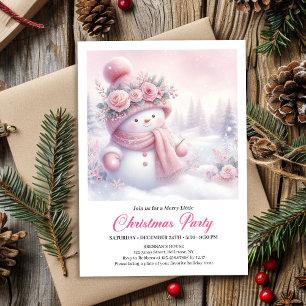 Cartes d'invitation de Noël pour enfants au bonhom