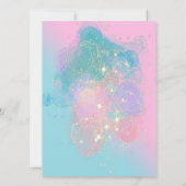 Cartes d'invitation de petites sirènes (Dos)