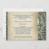 Cartes d'invitation de photo d'anniversaire de mar (Dos)