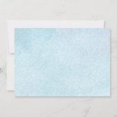 Cartes d'invitation de plage Étoiles de mer et dol (Dos)