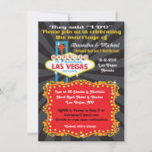 Cartes d'invitation de réception de mariage après (Devant)