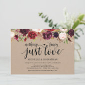 Cartes d'invitation de réception de mariage champê (Debout devant)