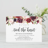 Cartes d'invitation de réception de mariage champê (Debout devant)