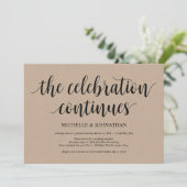 Cartes d'invitation de réception de mariage en fui (Debout devant)