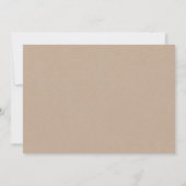 Cartes d'invitation de réception de mariage en kra (Dos)
