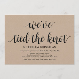 Cartes d'invitation de réception de mariage en kra