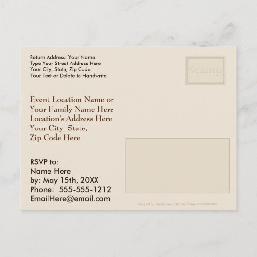 Cartes d'invitation de remise de diplômes de baseb (Dos)