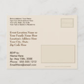 Cartes d'invitation de remise de diplômes personna (Dos)