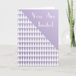 Cartes d'invitation de robes de mariée
