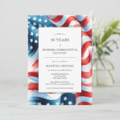 Cartes d'invitation de soirée de gala personnalisé (Debout devant)