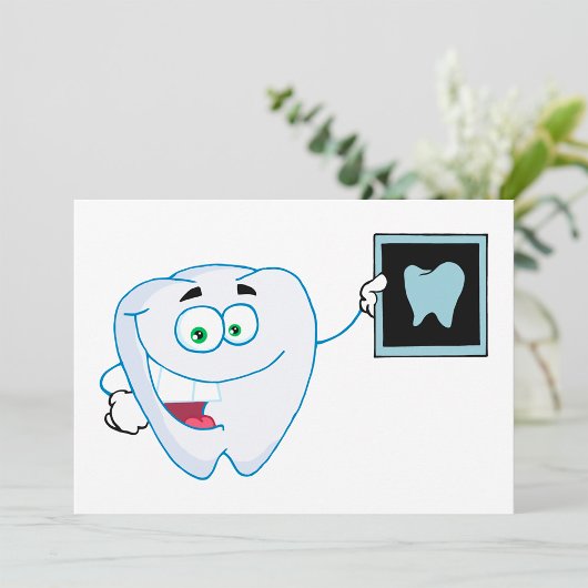 Cartes d'invitation Dent Blanche Heureuse