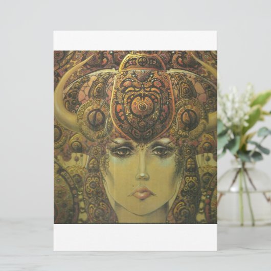 Cartes d'invitation Design tzigane (Debout devant)