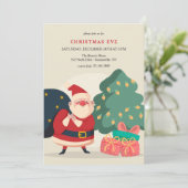 Cartes d'invitation dessinées à la main pour fête (Debout devant)