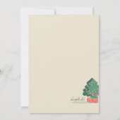 Cartes d'invitation dessinées à la main pour fête (Dos)