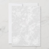 Cartes d'invitation d'hiver pour la fête des baies (Dos)