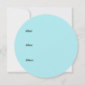 Cartes d'invitation Disques Vinyles (Dos)