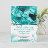 Cartes d'invitation Dragon Explosion de Couleur Bl (Debout devant)