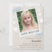 Cartes d'invitation drôles pour 11 ans (Devant)
