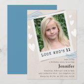 Cartes d'invitation drôles pour 11 ans (Devant / Derrière)