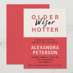 Cartes d'invitation drôles pour 72 ans Humour Plus