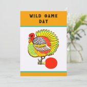 Cartes d'invitation drôles pour le repas de Thanks (Debout devant)