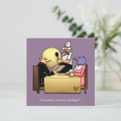 Cartes d'invitation drôles pour une fête d'anniver (Debout devant)