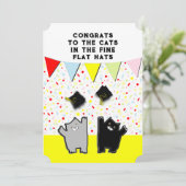 Cartes d'invitation drôles pour une fête de fin d' (Debout devant)