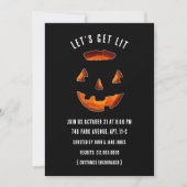 Cartes d'invitation drôles pour une fête d'Hallowe (Devant)