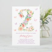 Cartes d'invitation du Jardin aux papillons du 2e  (Debout devant)