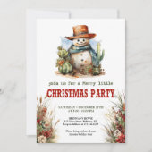 Cartes d'invitation éditable pour la fête de Noël (Devant)