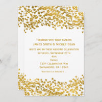 Cartes d'invitation élégantes blanches avec baby's