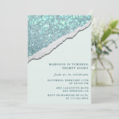 Cartes d'invitation élégantes pour 38e anniversair (Debout devant)
