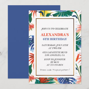 Cartes d'invitation élégantes pour 6ème anniversai
