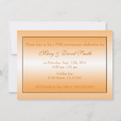 Cartes d'invitation élégantes pour anniversaire de (Dos)